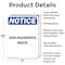 Signmission Non-Hazardous Waste OSHA Notice Sign, Aluminum, 7in W x 10in L, 2PK OS-2PACK-NS-A-710-V-15078 - alternate 4